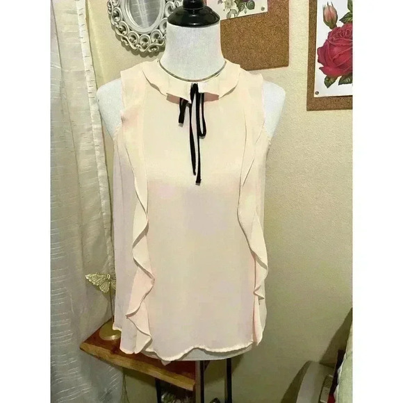 Love Tree Los Angeles - Chiffon Sleeveless Blouse - Picture 1 of 5